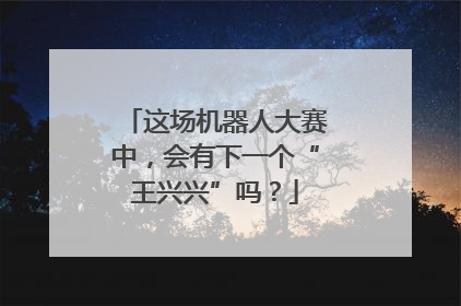 这场机器人大赛中，会有下一个“王兴兴”吗？