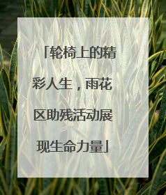 轮椅上的精彩人生，雨花区助残活动展现生命力量