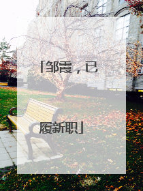 邹霞，已履新职