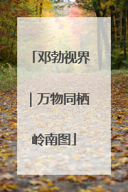 邓勃视界｜万物同栖岭南图