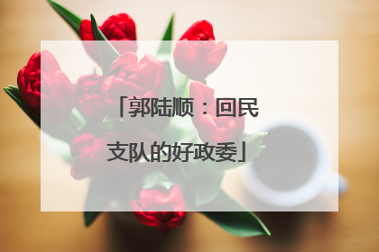 郭陆顺：回民支队的好政委