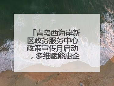 青岛西海岸新区政务服务中心政策宣传月启动，多维赋能惠企便民服务升级
