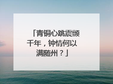 青铜心跳震颤千年，钟情何以满随州？