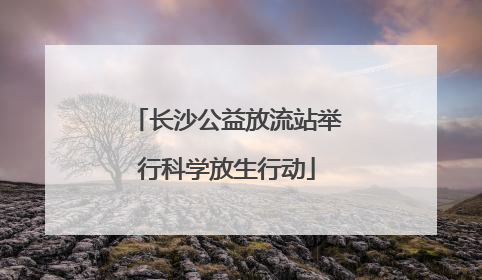 长沙公益放流站举行科学放生行动