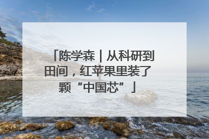 陈学森｜从科研到田间，红苹果里装了颗“中国芯”