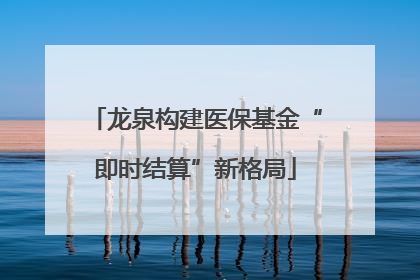 龙泉构建医保基金“即时结算”新格局