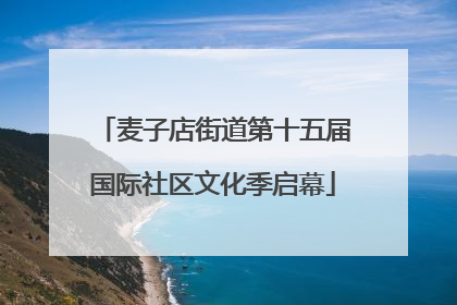麦子店街道第十五届国际社区文化季启幕