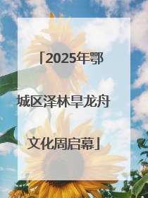 2025年鄂城区泽林旱龙舟文化周启幕