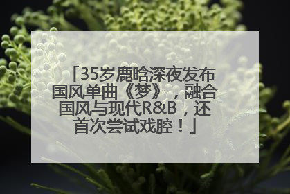 35岁鹿晗深夜发布国风单曲《梦》，融合国风与现代R&B，还首次尝试戏腔！