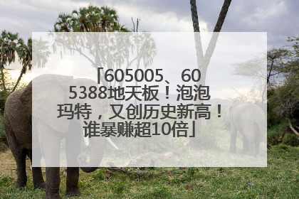 605005、605388地天板！泡泡玛特，又创历史新高！谁暴赚超10倍